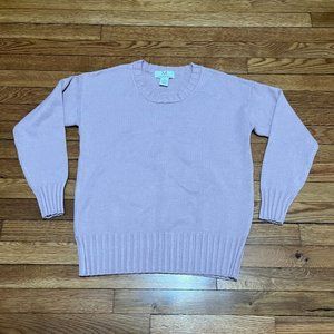 Magaschoni Women's Pink Sweater Size Medium Rayon Blend Knit Top